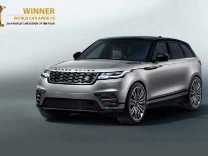 RANGE ROVER VELAR VERKOZEN TOT MOOISTE AUTO TER WERELD